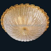 【MURANO GLASS CHANDELIERS】イタリア・ヴェネチアンガラスシーリングライト2灯「JAMIE」（W300×H130mm）<img class='new_mark_img2' src='https://img.shop-pro.jp/img/new/icons1.gif' style='border:none;display:inline;margin:0px;padding:0px;width:auto;' />