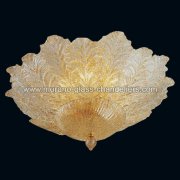 【MURANO GLASS CHANDELIERS】イタリア・ヴェネチアンガラスシーリングライト6灯「KALYN」（W500×H330mm）<img class='new_mark_img2' src='https://img.shop-pro.jp/img/new/icons1.gif' style='border:none;display:inline;margin:0px;padding:0px;width:auto;' />