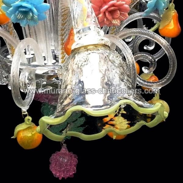 MURANO GLASS CHANDELIERSۥꥢͥ󥬥饹󥰥饤5LOCANDIERAסW700H600mm