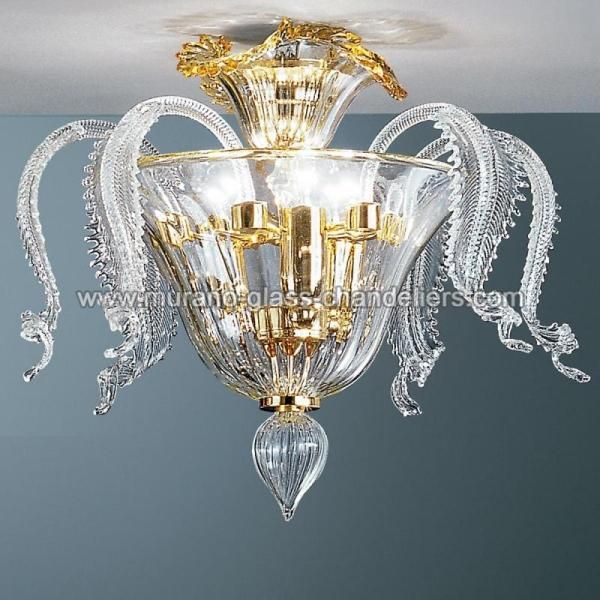 MURANO GLASS CHANDELIERSۥꥢͥ󥬥饹󥰥饤3ORESTEסW420H300mm