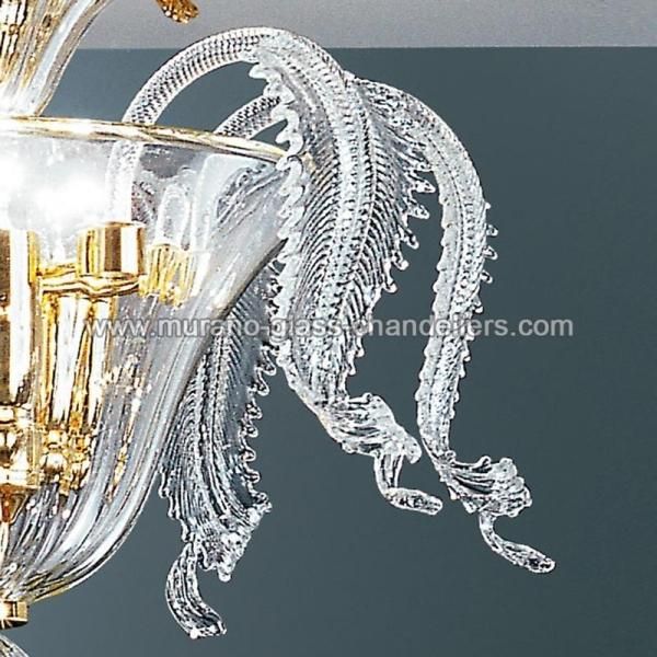 MURANO GLASS CHANDELIERSۥꥢͥ󥬥饹󥰥饤3ORESTEסW420H300mm