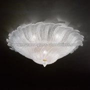 【MURANO GLASS CHANDELIERS】イタリア・ヴェネチアンガラスシーリングライト8灯「ROMILDA」（W800×H350mm）<img class='new_mark_img2' src='https://img.shop-pro.jp/img/new/icons1.gif' style='border:none;display:inline;margin:0px;padding:0px;width:auto;' />