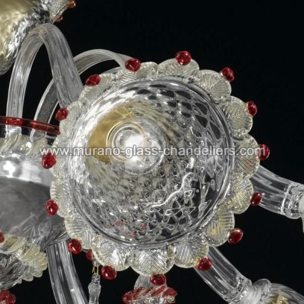 MURANO GLASS CHANDELIERSۥꥢͥ󥬥饹󥰥饤8ROSALBAסW1000H450mm