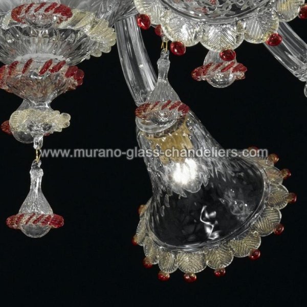 MURANO GLASS CHANDELIERSۥꥢͥ󥬥饹󥰥饤8ROSALBAסW1000H450mm