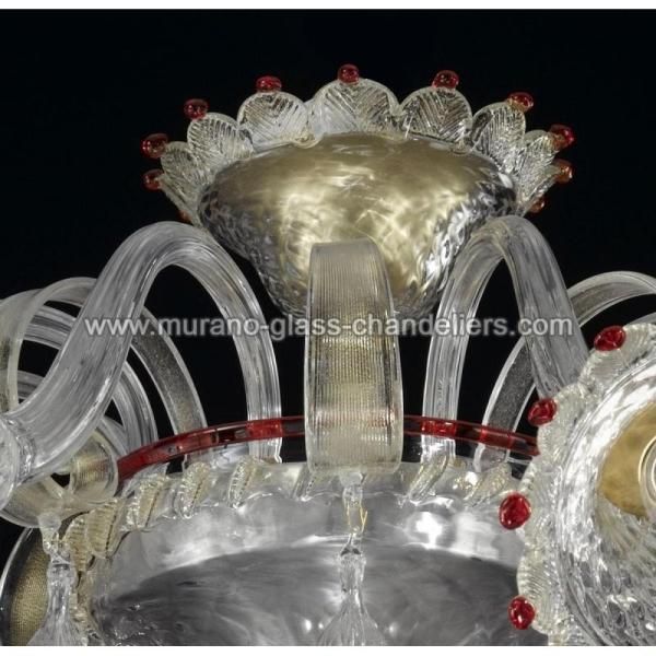 MURANO GLASS CHANDELIERSۥꥢͥ󥬥饹󥰥饤8ROSALBAסW1000H450mm