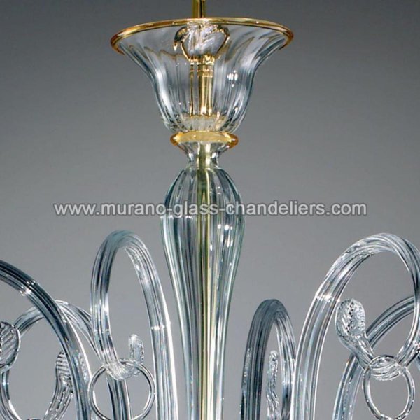 MURANO GLASS CHANDELIERSۥꥢͥ󥬥饹ڥȥ饤3AMELIAסW480H670mm