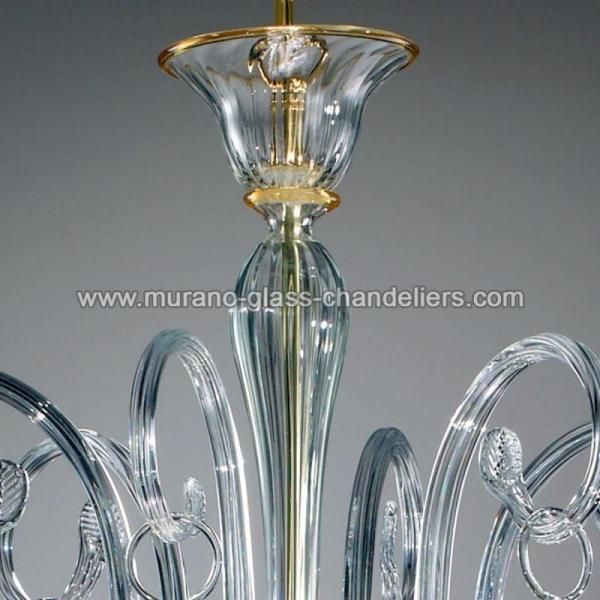 MURANO GLASS CHANDELIERSۥꥢͥ󥬥饹ڥȥ饤3AMELIAסW480H670mm