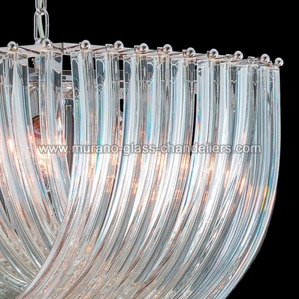 MURANO GLASS CHANDELIERSۥꥢͥ󥬥饹ڥȥ饤6CARRIEסW600H420mm