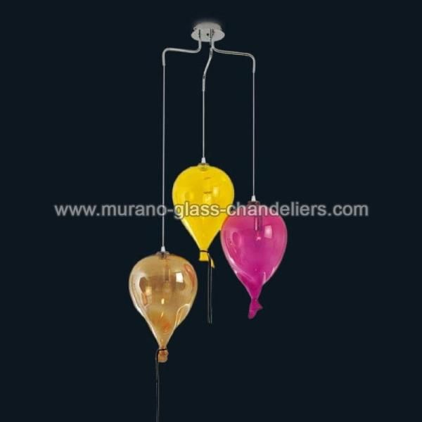 MURANO GLASS CHANDELIERSۥꥢͥ󥬥饹ڥȥ饤3COMPLEANNOסW560H1200mm