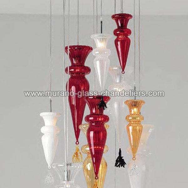 MURANO GLASS CHANDELIERSۥꥢͥ󥬥饹ǥꥢ12GRANDE PICCAסW600H2000mm