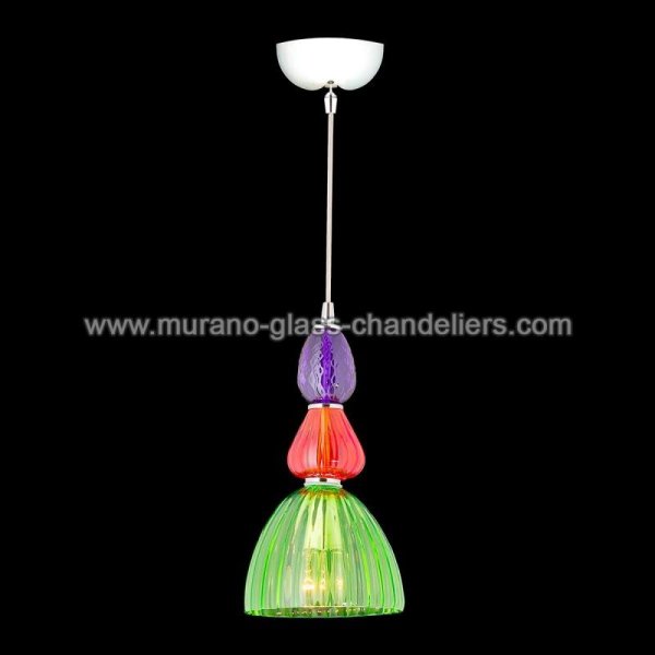 MURANO GLASS CHANDELIERSۥꥢͥ󥬥饹ڥȥ饤1HARVEYסW160H330mm