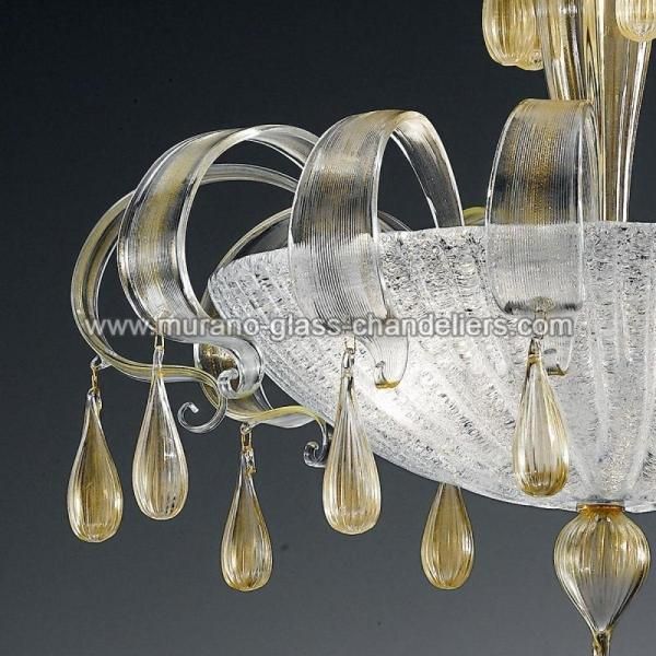 MURANO GLASS CHANDELIERSۥꥢͥ󥬥饹ڥȥ饤3IRMAסW550H640mm