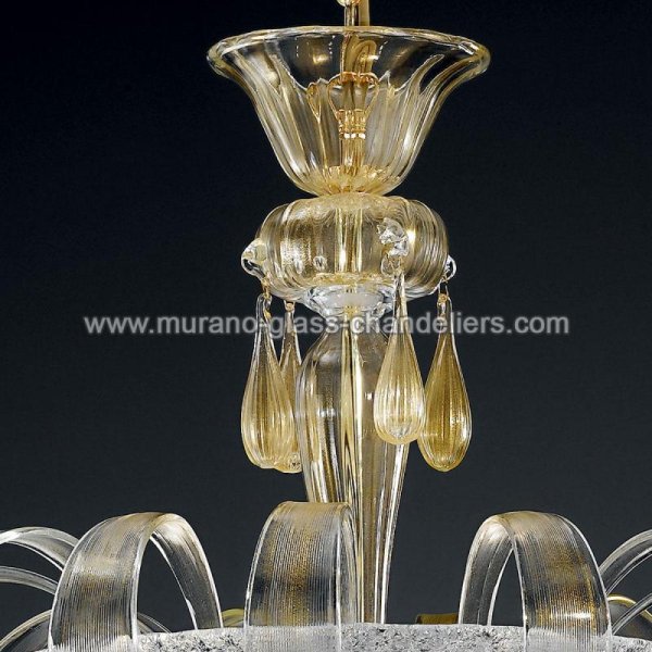 MURANO GLASS CHANDELIERSۥꥢͥ󥬥饹ڥȥ饤3IRMAסW550H640mm