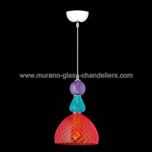 MURANO GLASS CHANDELIERSۥꥢͥ󥬥饹ڥȥ饤1JEANNEסW220H320mm