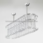 【MURANO GLASS CHANDELIERS】イタリア・ヴェネチアンガラスシャンデリア12灯「MAIDA」（W1230×D340×H680mm）