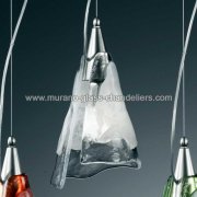 【MURANO GLASS CHANDELIERS】イタリア・ヴェネチアンガラスペンダントライト1灯「MARISTELLA」（W260×H390mm）<img class='new_mark_img2' src='https://img.shop-pro.jp/img/new/icons1.gif' style='border:none;display:inline;margin:0px;padding:0px;width:auto;' />