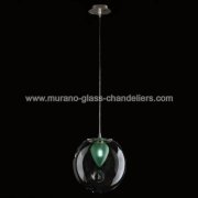 【MURANO GLASS CHANDELIERS】イタリア・ヴェネチアンガラスペンダントライト1灯「SHAUNA」（W250×H1500mm）<img class='new_mark_img2' src='https://img.shop-pro.jp/img/new/icons1.gif' style='border:none;display:inline;margin:0px;padding:0px;width:auto;' />