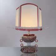 【MURANO GLASS CHANDELIERS】イタリア・ヴェネチアンガラステーブルライト1灯「IANIRA」（W350×H680mm）<img class='new_mark_img2' src='https://img.shop-pro.jp/img/new/icons1.gif' style='border:none;display:inline;margin:0px;padding:0px;width:auto;' />