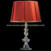 【MURANO GLASS CHANDELIERS】イタリア・ヴェネチアンガラステーブルライト1灯「LUISA」（W450×H690mm）<img class='new_mark_img2' src='https://img.shop-pro.jp/img/new/icons1.gif' style='border:none;display:inline;margin:0px;padding:0px;width:auto;' />