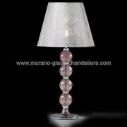 【MURANO GLASS CHANDELIERS】イタリア・ヴェネチアンガラステーブルライト1灯「WILLOW」（W450×H870mm）