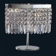 【MURANO GLASS CHANDELIERS】イタリア・ヴェネチアンガラステーブルライト2灯「ALISTAR」（W310×H320mm）