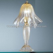 【MURANO GLASS CHANDELIERS】イタリア・ヴェネチアンガラステーブルライト1灯「FAZZOLETTO」（W280×H450mm）