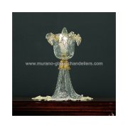 【MURANO GLASS CHANDELIERS】イタリア・ヴェネチアンガラステーブルライト1灯「FLORA」（W180×H300mm）<img class='new_mark_img2' src='https://img.shop-pro.jp/img/new/icons1.gif' style='border:none;display:inline;margin:0px;padding:0px;width:auto;' />