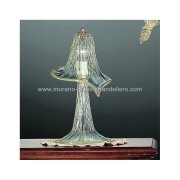 【MURANO GLASS CHANDELIERS】イタリア・ヴェネチアンガラステーブルライト1灯「LAGUNA」（W180×H300mm）