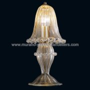 【MURANO GLASS CHANDELIERS】イタリア・ヴェネチアンガラステーブルライト1灯「TISH」（W150×H330mm）
