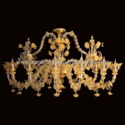 【MURANO GLASS CHANDELIERS】イタリア・ヴェネチアンガラスシャンデリア12灯「ADRIANA」（W1600×H750mm）<img class='new_mark_img2' src='https://img.shop-pro.jp/img/new/icons1.gif' style='border:none;display:inline;margin:0px;padding:0px;width:auto;' />