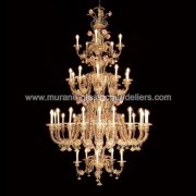 【MURANO GLASS CHANDELIERS】イタリア・ヴェネチアンガラスシャンデリア40灯「BEMBO」（W1850×H3000mm）<img class='new_mark_img2' src='https://img.shop-pro.jp/img/new/icons1.gif' style='border:none;display:inline;margin:0px;padding:0px;width:auto;' />