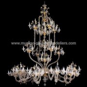 【MURANO GLASS CHANDELIERS】イタリア・ヴェネチアンガラスシャンデリア111灯「FENRIR」（W2550×H3000mm）<img class='new_mark_img2' src='https://img.shop-pro.jp/img/new/icons1.gif' style='border:none;display:inline;margin:0px;padding:0px;width:auto;' />