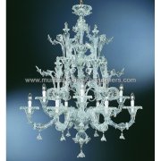 【MURANO GLASS CHANDELIERS】イタリア・ヴェネチアンガラスシャンデリア9灯「MADDALENA」（W1200×H1400mm）<img class='new_mark_img2' src='https://img.shop-pro.jp/img/new/icons1.gif' style='border:none;display:inline;margin:0px;padding:0px;width:auto;' />