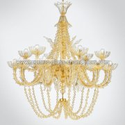 【MURANO GLASS CHANDELIERS】イタリア・ヴェネチアンガラスシャンデリア18灯「MIRIAM」（W1600×H1200mm）<img class='new_mark_img2' src='https://img.shop-pro.jp/img/new/icons1.gif' style='border:none;display:inline;margin:0px;padding:0px;width:auto;' />