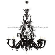 【MURANO GLASS CHANDELIERS】イタリア・ヴェネチアンガラスシャンデリア12灯「ODINO」（W1630×H1500mm）<img class='new_mark_img2' src='https://img.shop-pro.jp/img/new/icons1.gif' style='border:none;display:inline;margin:0px;padding:0px;width:auto;' />