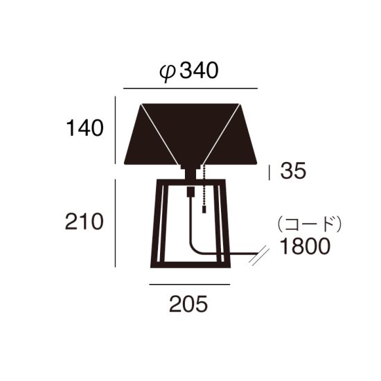 ץå3ơ֥סEspresso 3-table lamp1 ۥ磻ȡ졼ʧ340H350mm