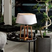 エスプレッソ3テーブルランプ「Espresso 3-table lamp」1灯 ホワイト／グレー（Ф340×H350mm）