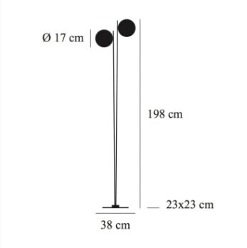 Catellani & Smith ꥢLEDƥꥢLederam F2ף顼(W437H1980mm) 