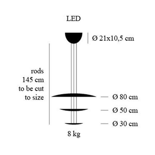 Catellani & Smith ꥢLEDƥꥢMacchina Della Luce LED mod. Iץ (800H1500mm) 