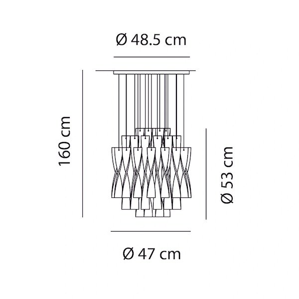 Axolight ꥢƥꥢAura SP 45ץꥹ (470H530mm) 