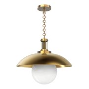 【Alora】アメリカ・Oviatt デザイン照明 ペンダントライト1灯  ゴールド（Φ629×H425mm）