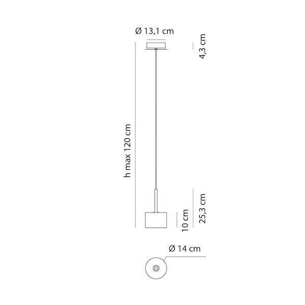 Axolight ꥢƥꥢSpillray SP GKristall (140H253mm) 