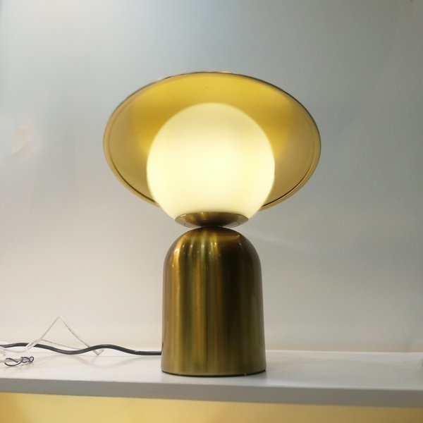 【1台在庫有！】インテリア照明 デザイン照明 テーブルライト ゴールド（W380×H450mm）