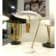 【1台在庫有！】インテリア照明 デザイン照明 テーブルライト ゴールド（W350×H550mm）
