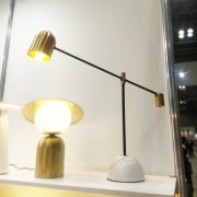 【1台在庫有！】インテリア照明 デザイン照明 テーブルライト ゴールド（W600×H690mm）