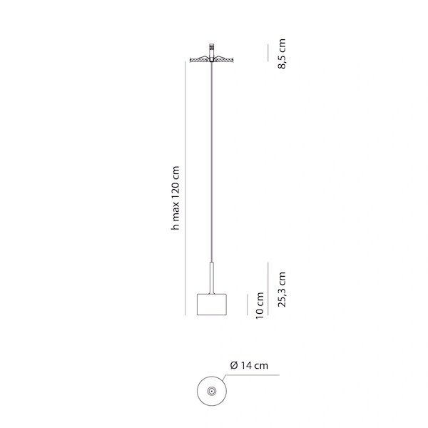 Axolight ꥢƥꥢSpillray SP G IKristall (140H253mm) 