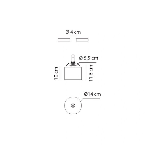 Axolight ꥢƥꥢSpillray PL G IKristall (140H116mm) 