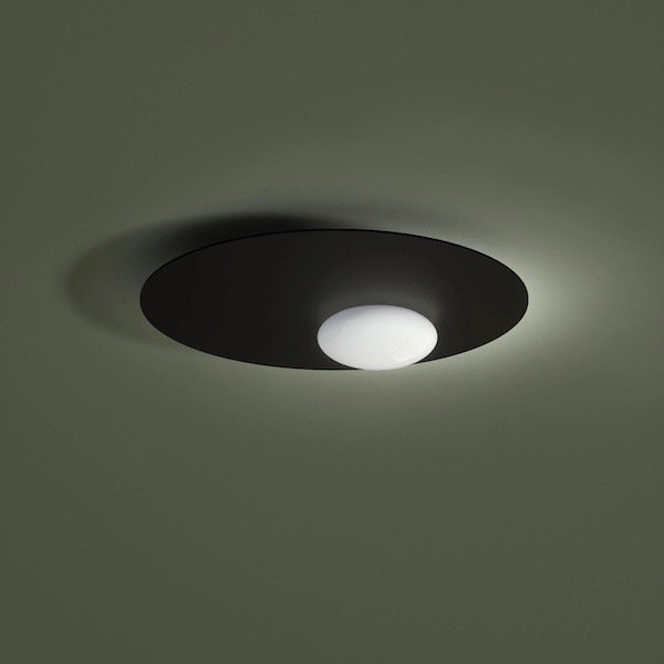 【Axolight】 イタリア・インテリア照明「Kwic PL48」Bronze Transparent (Φ480×H88mm) 