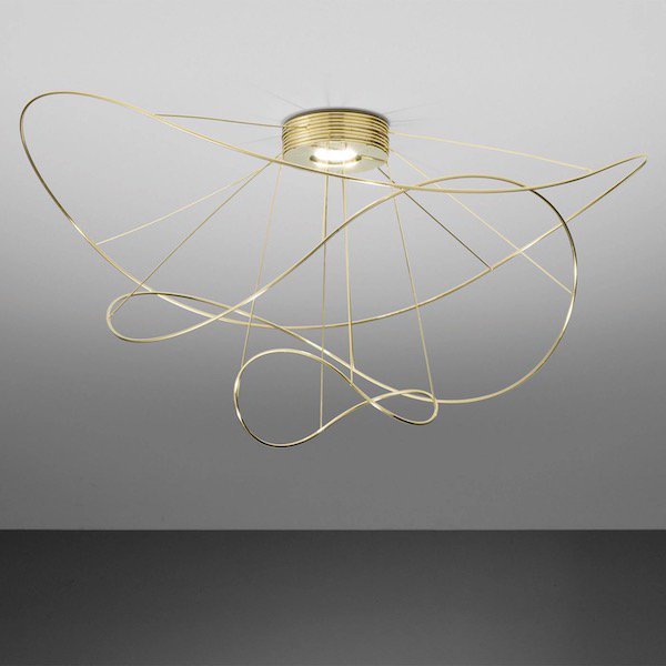 【Axolight】 イタリア・インテリア照明「Hoops PL3」Gold (W1000×D920×H510mm) 