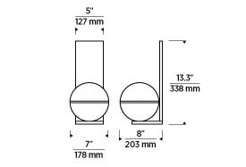 TECH LIGHTINGۥꥫ饤ȡAKOVA1Aged BrassBright BassW180H340mm